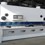 Màquina de cisalla de guillotina hidràulica CNC exportada a Xile